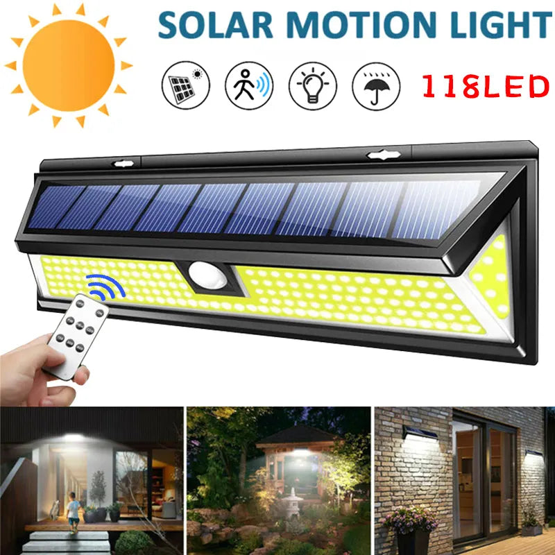 Applique Murale Solaire avec Télécommande