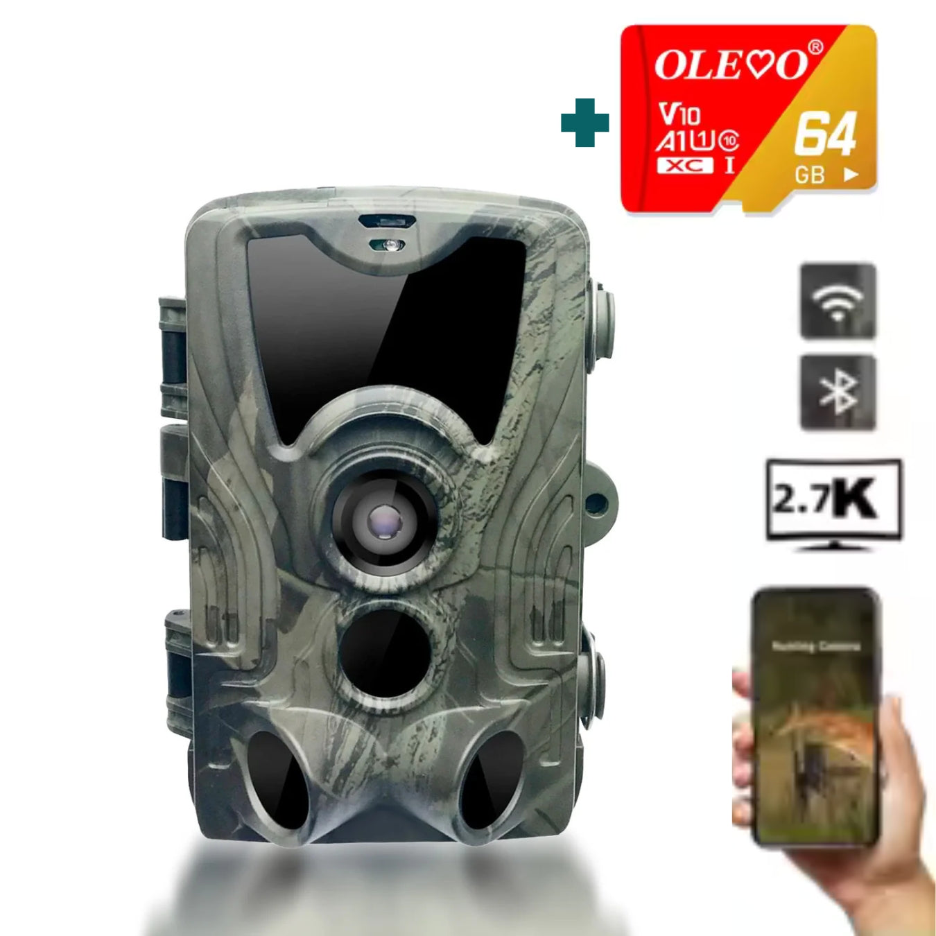 Caméra de chasse 20 MPX avec vision nocturne