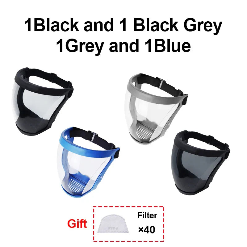 Visière de Protection Faciale Intégrale Anti-Projections