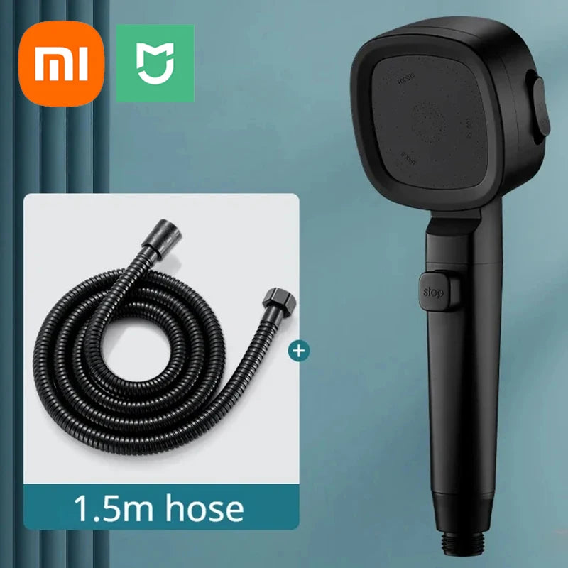 Pommeau de Douche à Haute Pression 3 Modes - 5 FILTRES ANTI-CALCAIRE OFFERTS