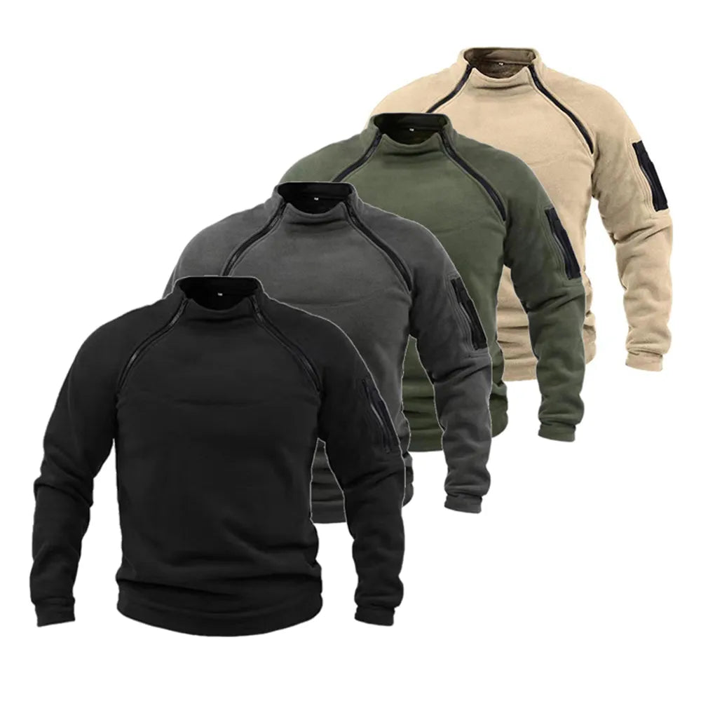 Pull Militaire Thermique Double Zip