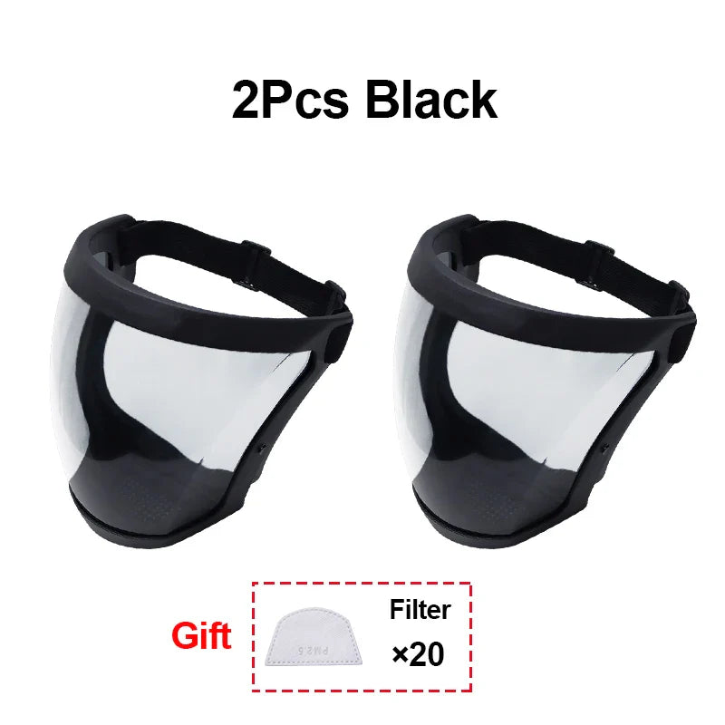 Visière de Protection Faciale Intégrale Anti-Projections