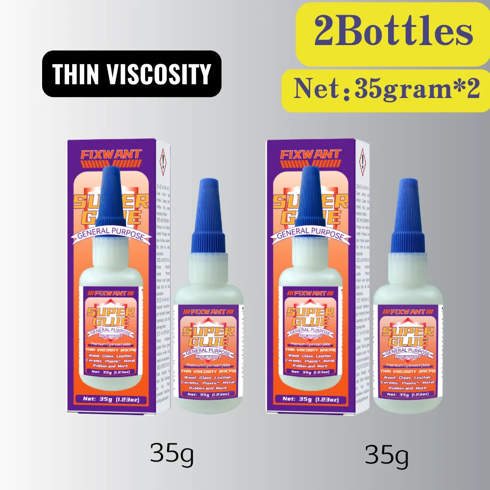 Colle Cayanocarylate SUPERGLUE Instantanée - 1 ACHETÉE = 1 OFFERTE