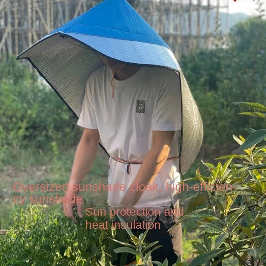 Poncho de Jardinage Imperméable Anti-Chaleur