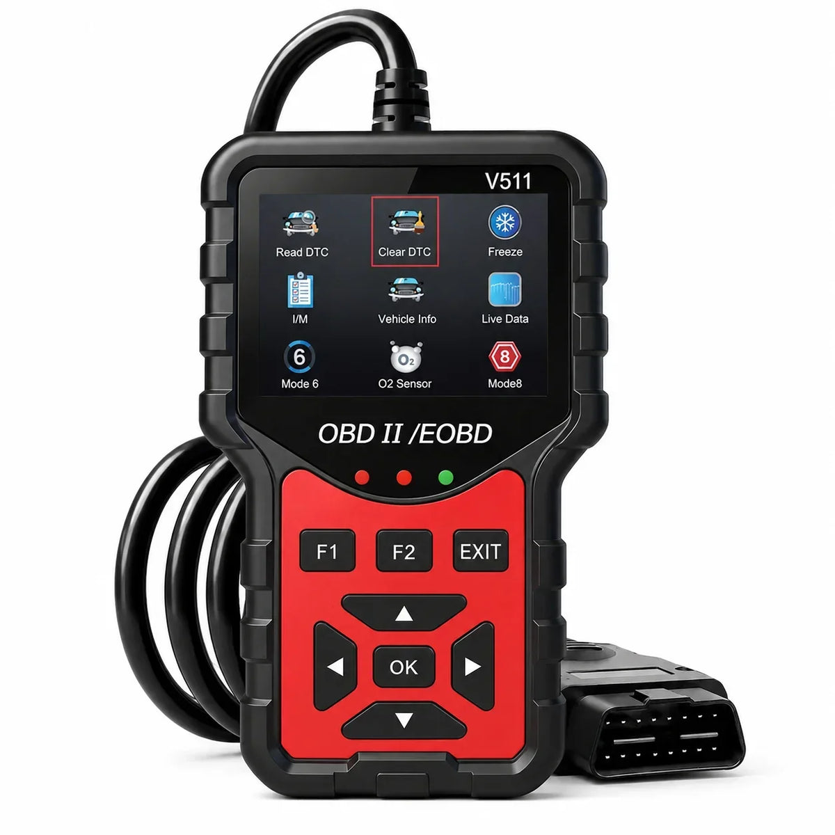 Outil Diagnostic Auto OBD2 V511 – Lecteur de Codes Moteur, Testeur de Batterie & Données en Temps Réel