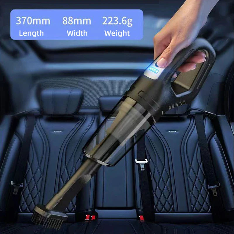 Mini Aspirateur Voiture & Maison Sans Fil Rechargeable