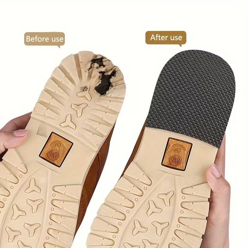4x Rouleaux de Bande Adhésive de Protection pour Semelles de Chaussures – Antidérapant, Anti-Usure & Anti-Bruit