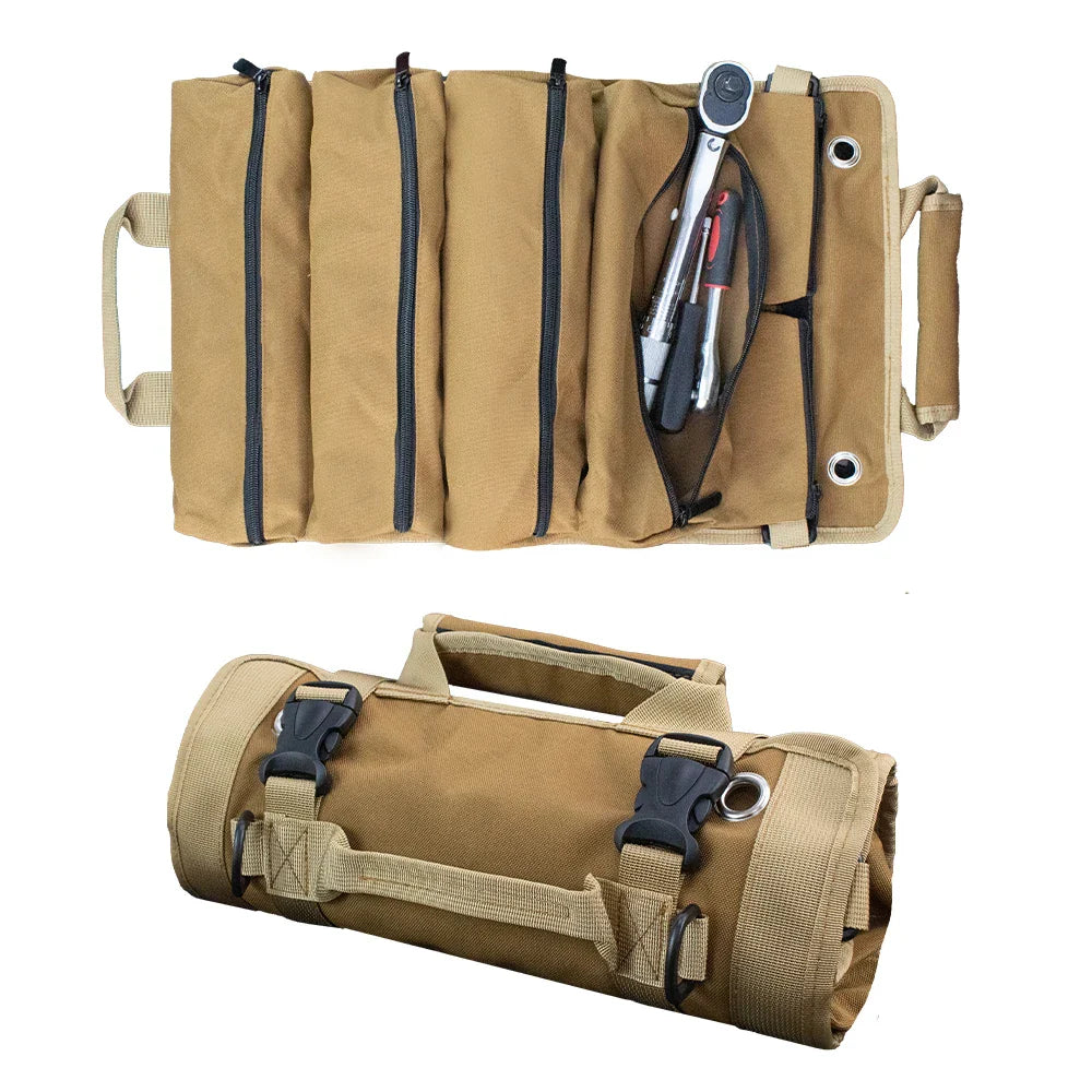 Sac à Outils Enroulable avec Poignée - 6 Trousses Détachables