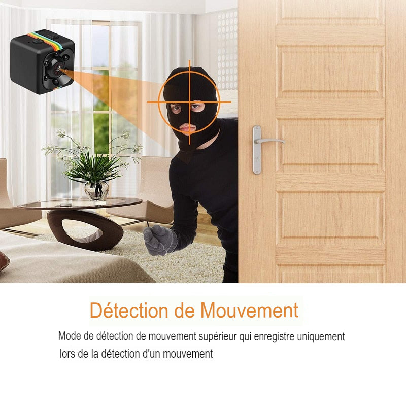 Mini caméra discrète + carte SD 16 Go