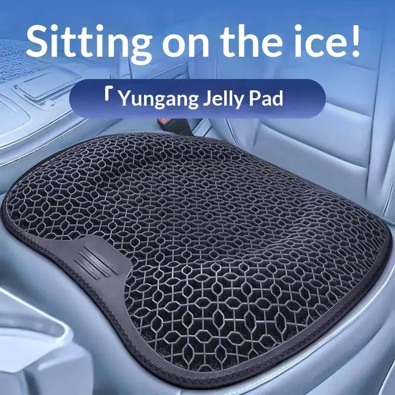 ERGO Gel Seat Cushion Honeycomb Design - Breathable & Washable