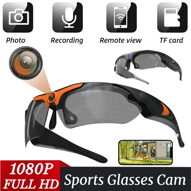 Lunettes de cyclisme caméra HD 1080P intégrée