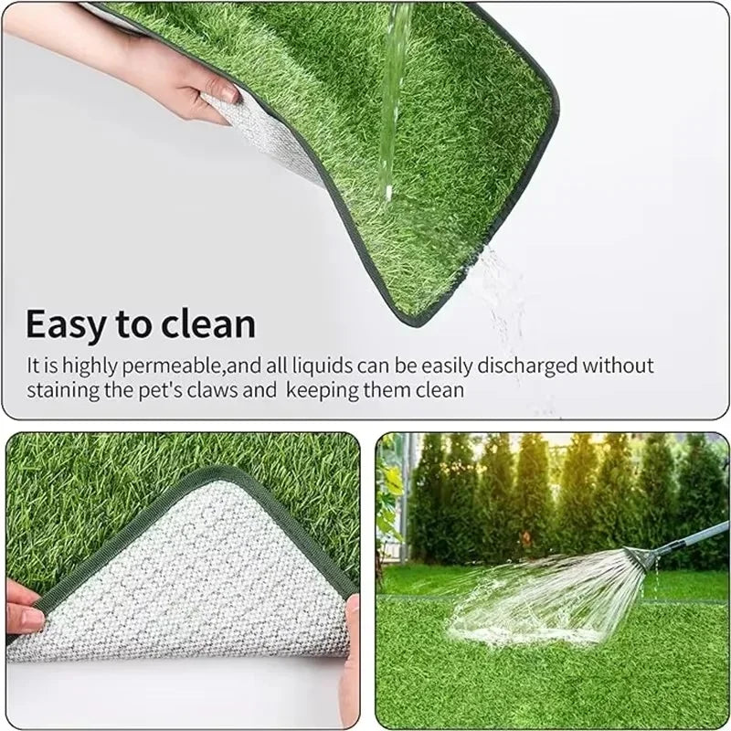 Tapis Alaise en Pelouse Artificielle - Réutilisables, Faciles à nettoyer & Anti-odeurs