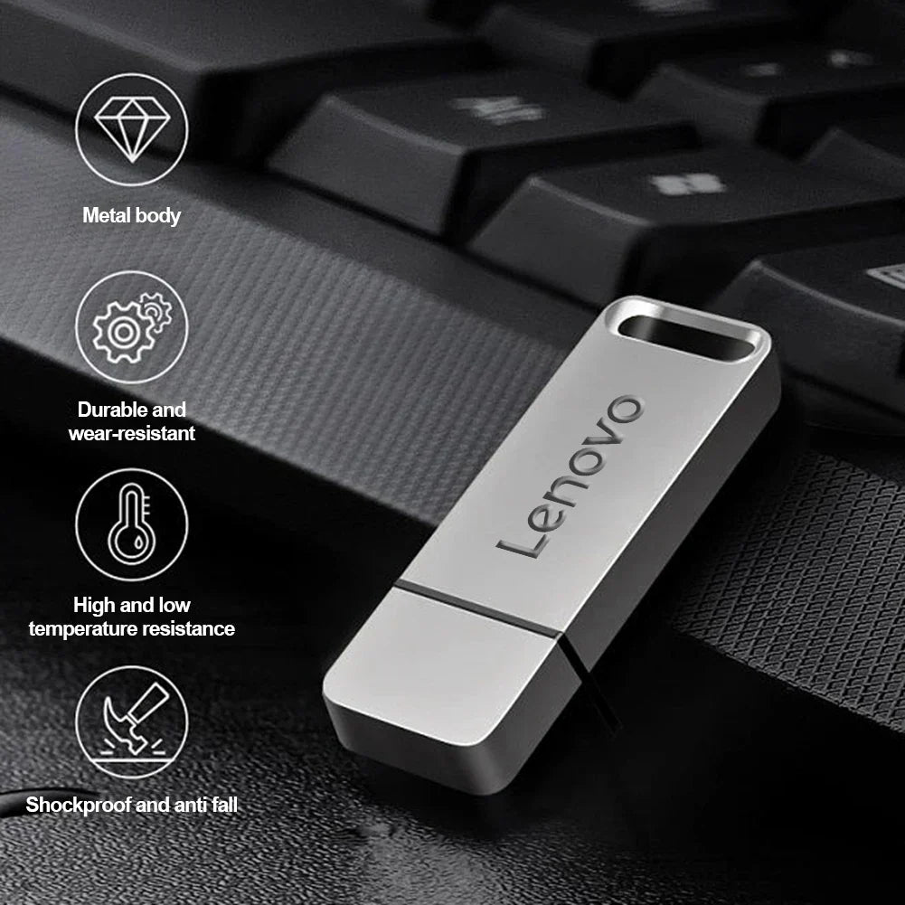 Clé USB 2TO Solide & Élégante – Stockage XXL
