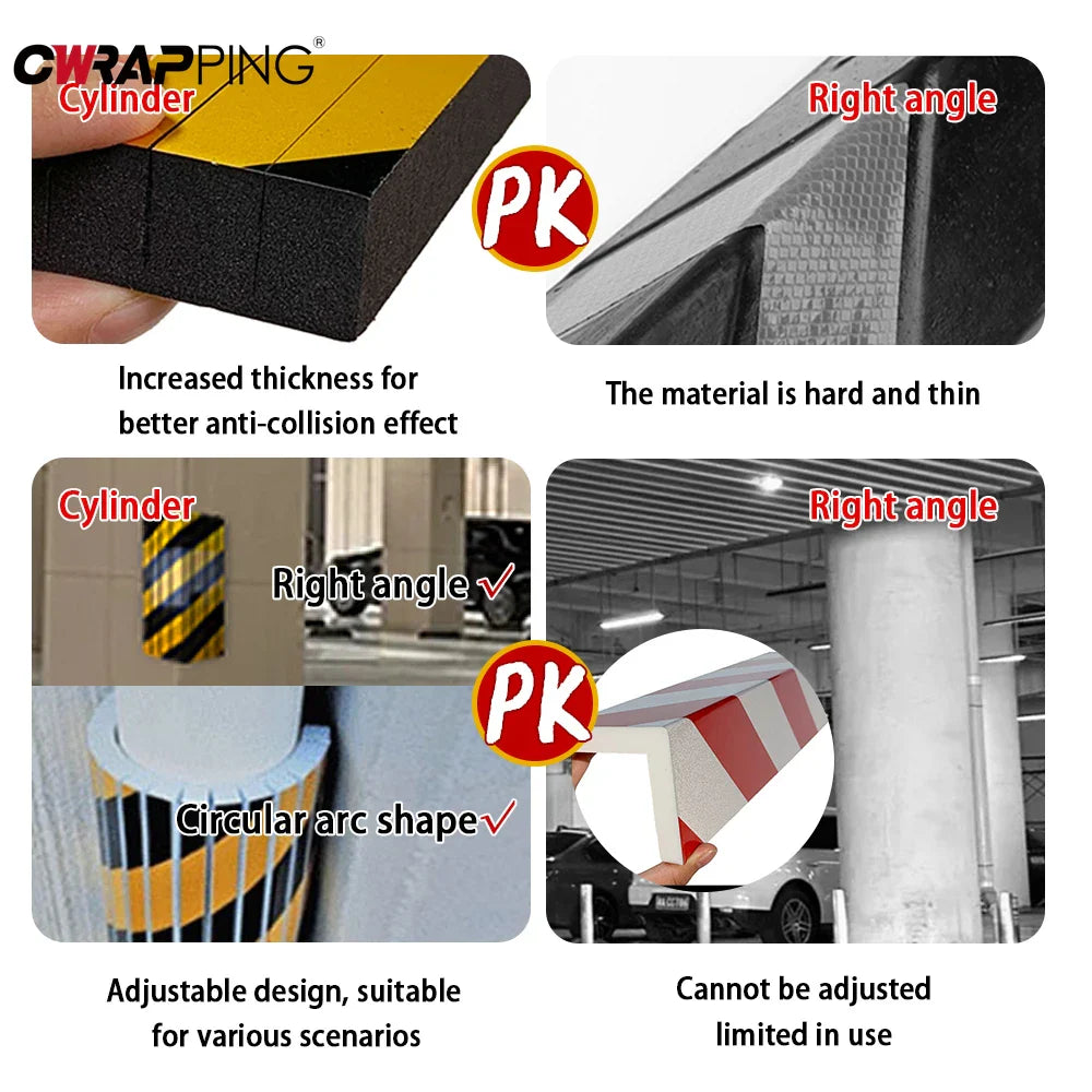 2x Protection Murale Garage Anti-Chocs et Rayures