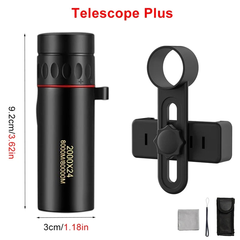 Télescope pour Téléphone Portable + Trépied OFFERT