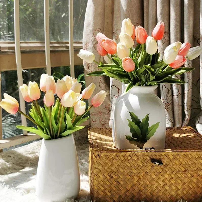 Bouquet Tulipes Fleurs articifielles