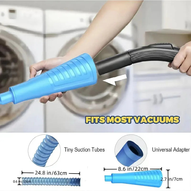 Tuyau Aspirateur Flexible Anti-Poussière pour Sèche-linge