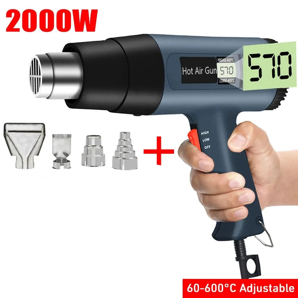 Pistolet à Air Chaud Holzmann HLP 2000 – 230V – Neuf En Boîte