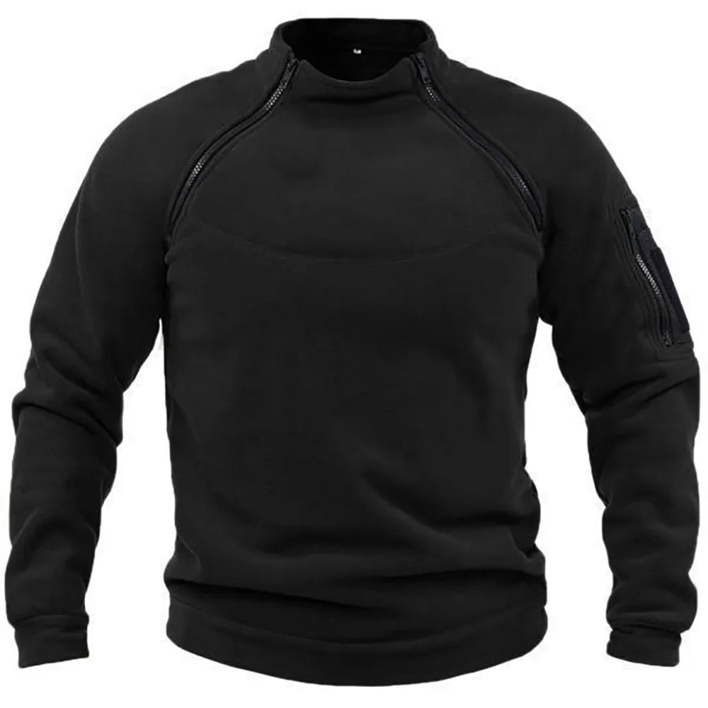 Pull Militaire Thermique Double Zip