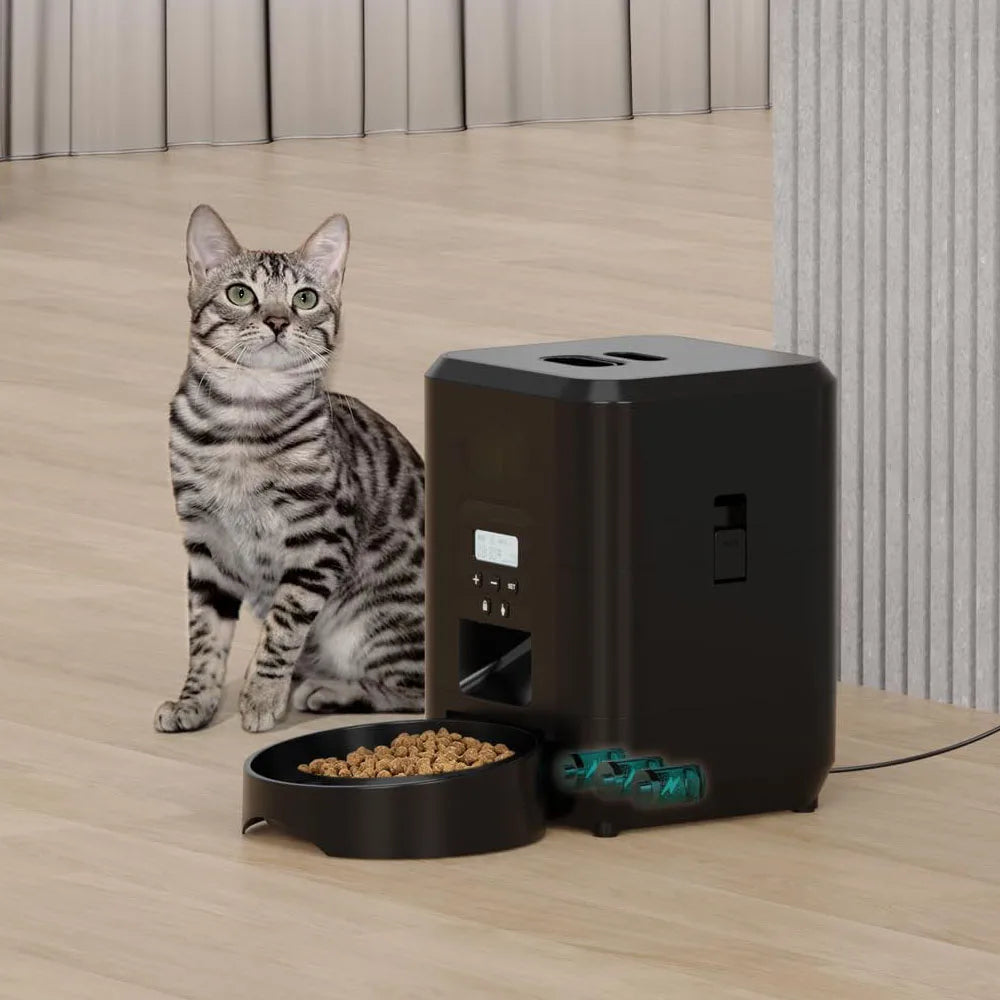 Distributeur de Croquettes Intelligent AUTO WiFi pour Animaux de compagnie