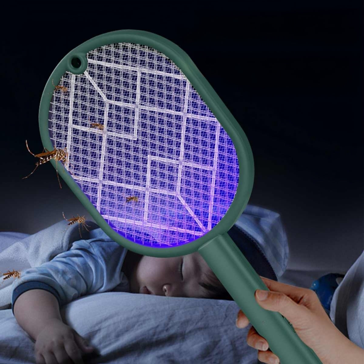 BuzzOff - Raquette Électrique Rechargeable