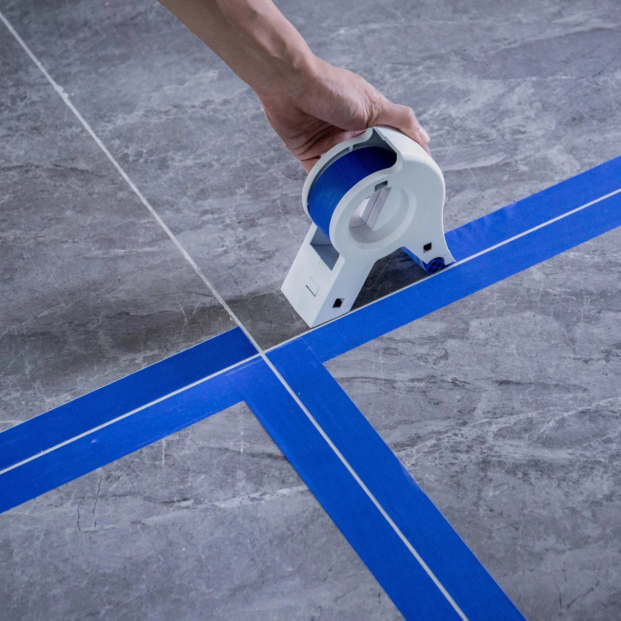 Rouleau Applicateur de Ruban Adhésif Bleu pour Peintre
