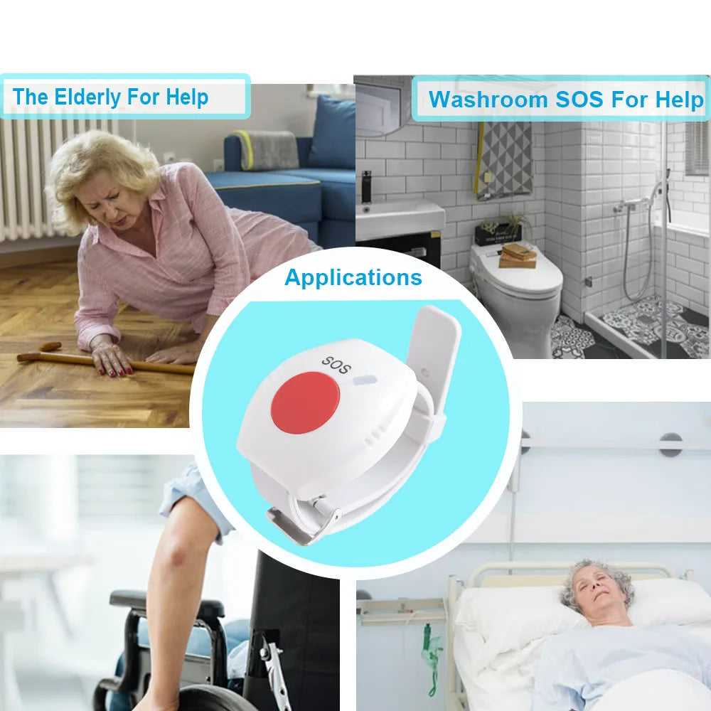 bouton d'urgence WIFI pour personnes âgées