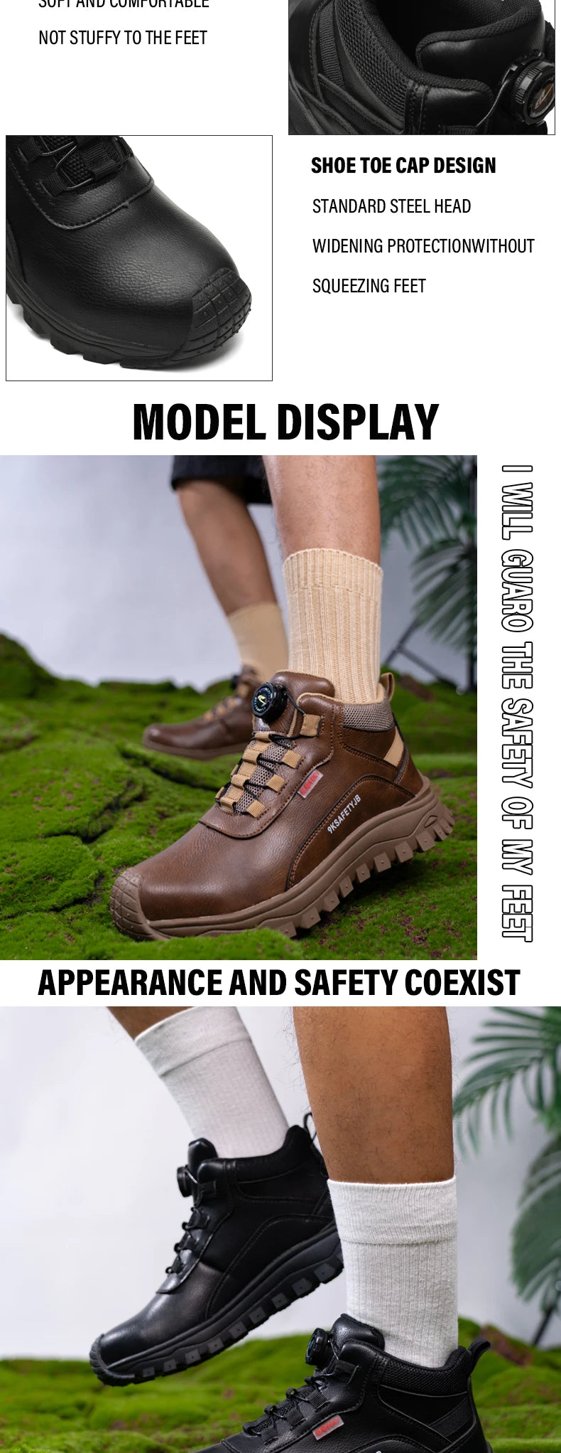 Bottes de sécurité Parker imperméables et à lacets Homme