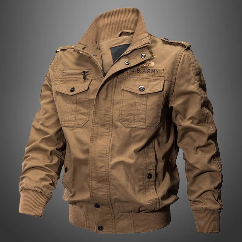 Veste U.S Army à Doublure Polaire Chaude - Homme