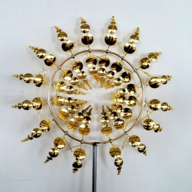 Moulin à vent Magique en métal Illusion d'optique