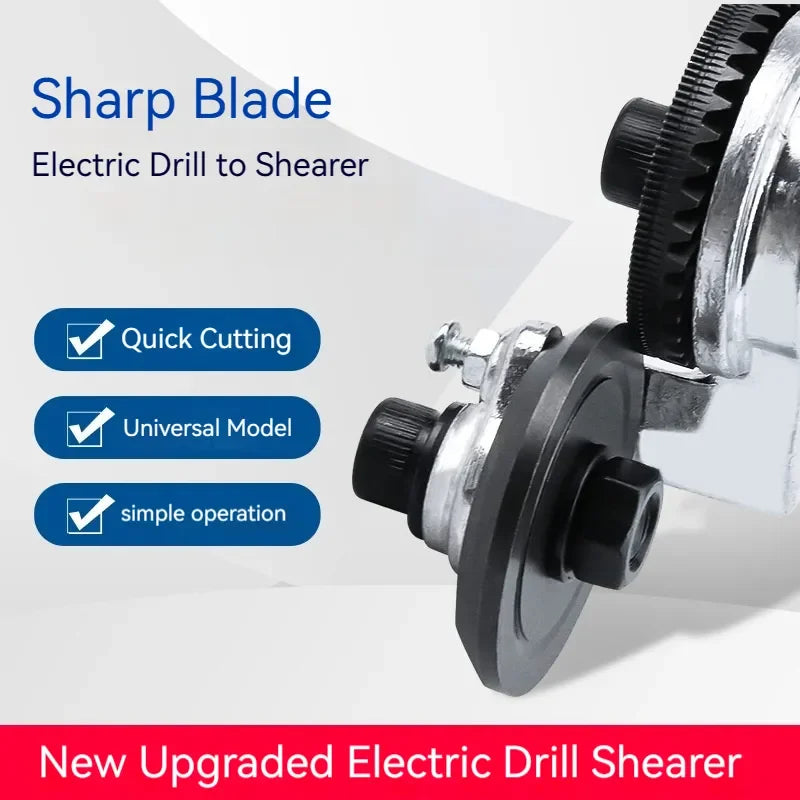 Grignoteuse Métal pour Perceuse Électrique – Coupe Facile