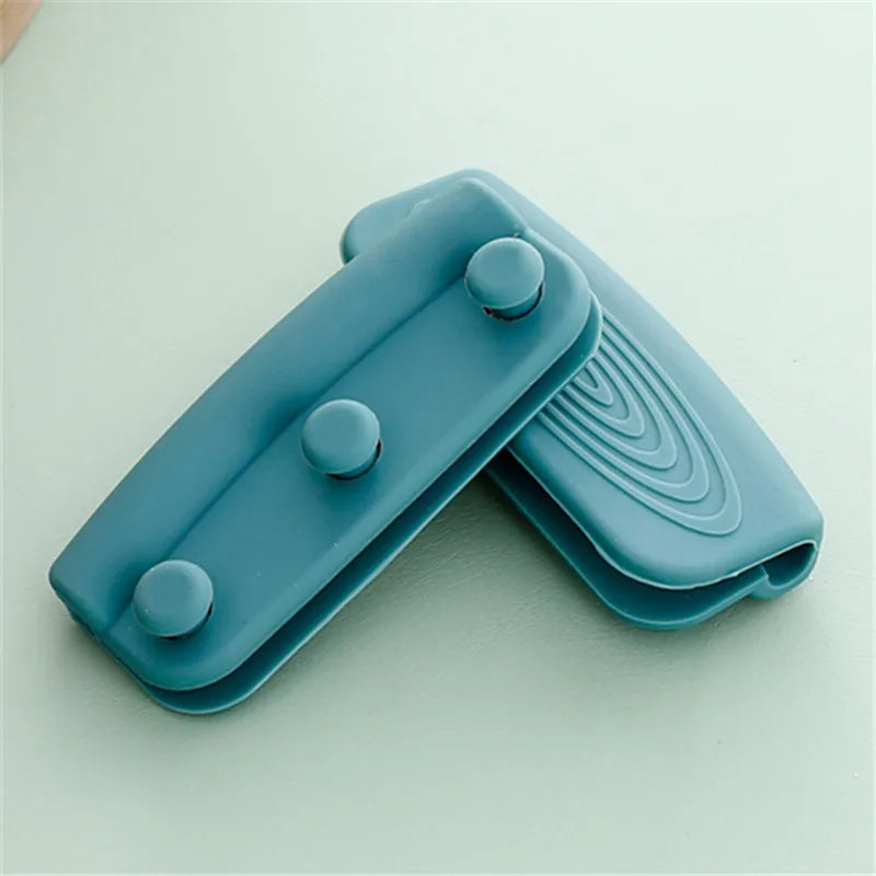 3x Poignées en silicone de cuisine anti-brûlure