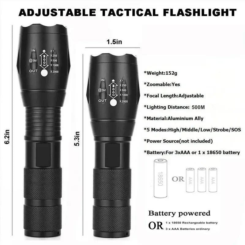 1 lampe torche militaire achetée = 1 lampe torche militaire offerte
