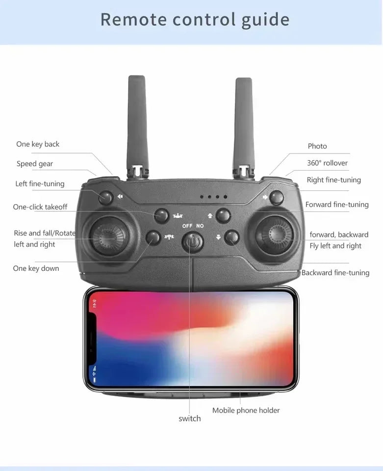 Drone Pliable Caméra HD