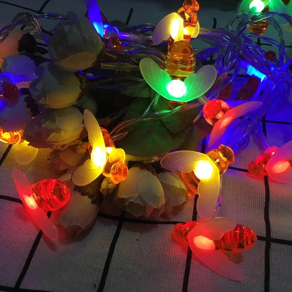 Guirlande Solaire Petites Abeilles