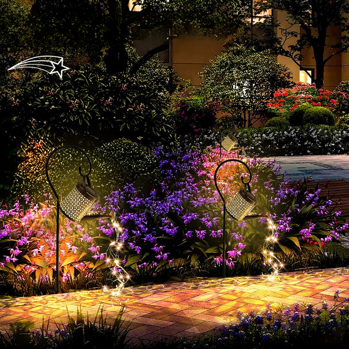 Lampe solaire imperméable en forme d'arroseur