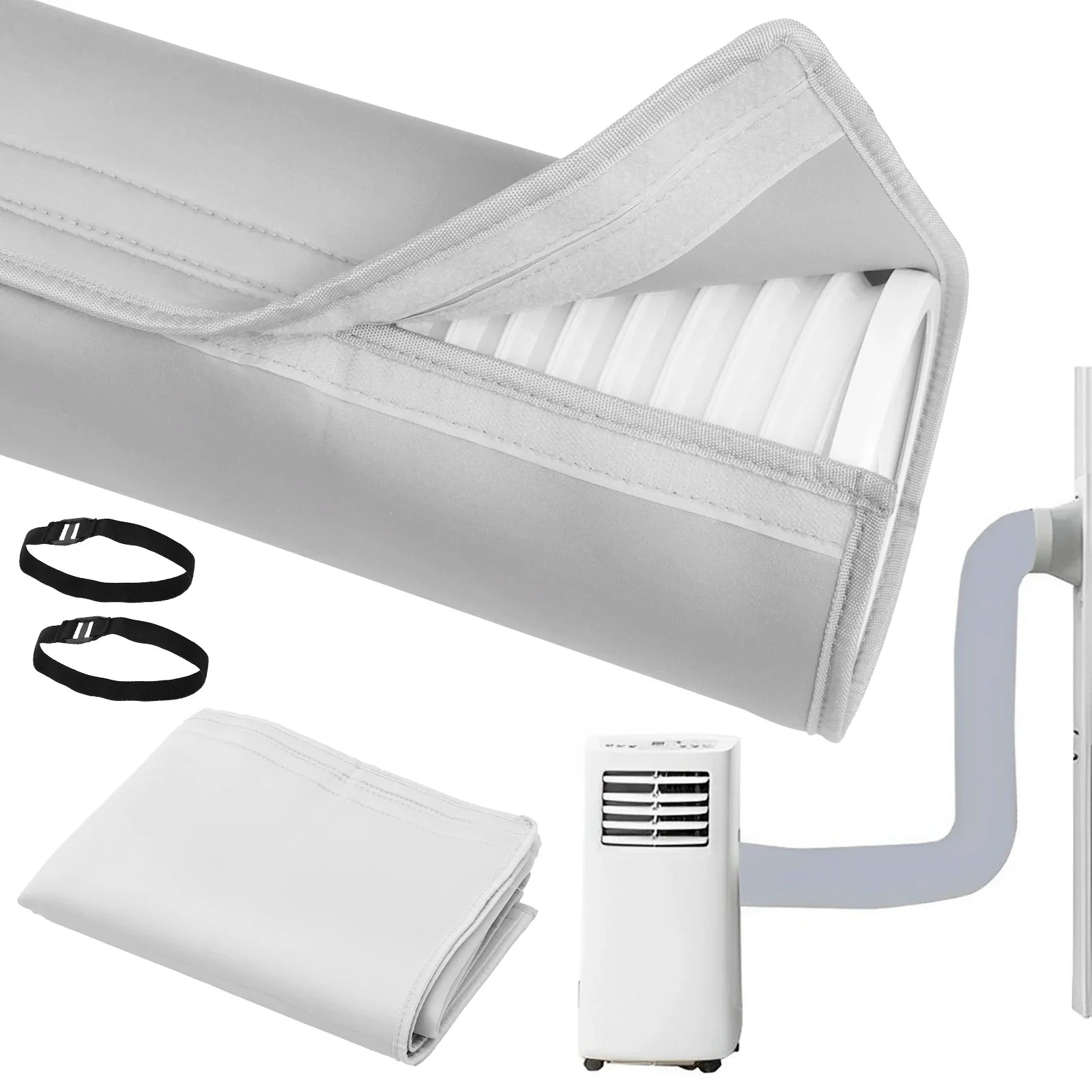Housse de Tuyau de Climatisation, Housse de Tuyau de Climatiseur Portable Housse de Tuyau Isolée Housse de Tuyau de Climatisation, Housse de Tuyau de Climatiseur Portable Housse de Tuyau Isolée