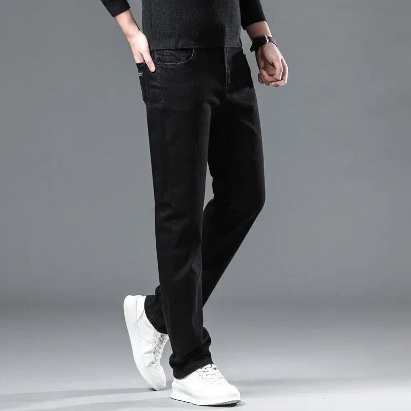 Jean Thermique Homme Hiver – Doublé Polaire Épais