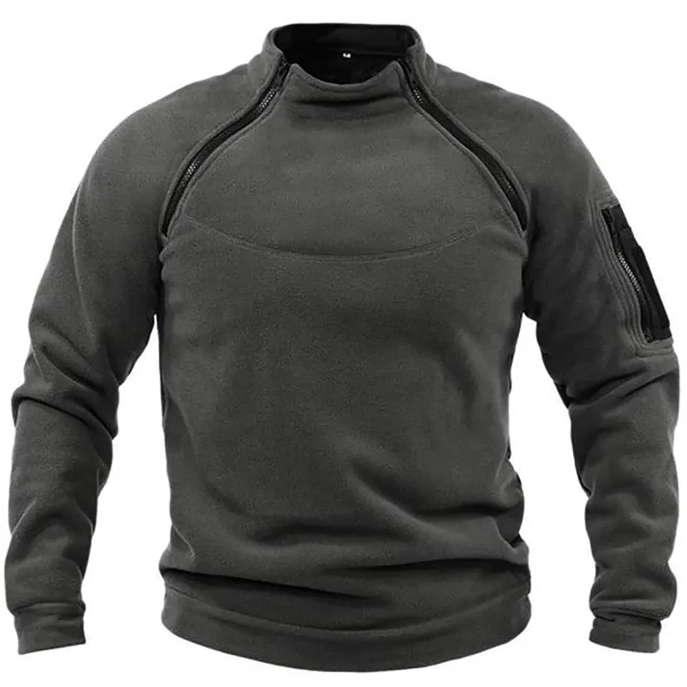 Pull Militaire Thermique Double Zip