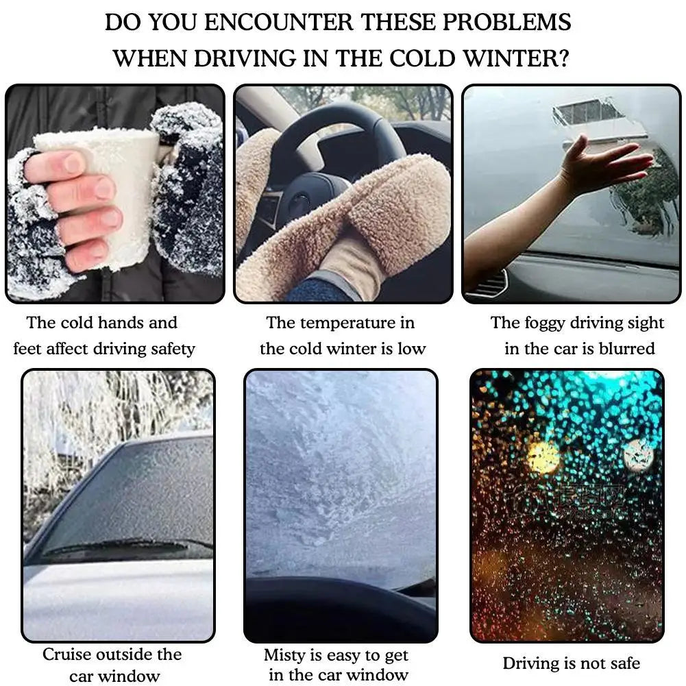 Dégivreur & Chauffage 2 en 1 pour voiture