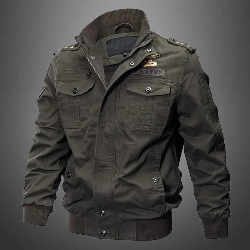 Veste U.S Army à Doublure Polaire Chaude - Homme