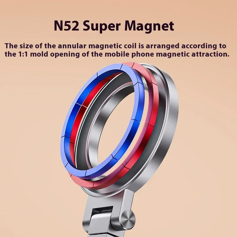 Support de téléphone universel magnétique et pliable - Rotation 360°