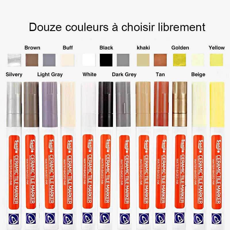 Stylo Marqueur pour Joints Étanche