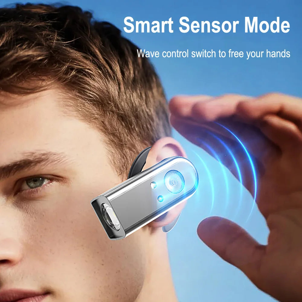 Lampe Frontale LED Rechargeable Détection Mouvement
