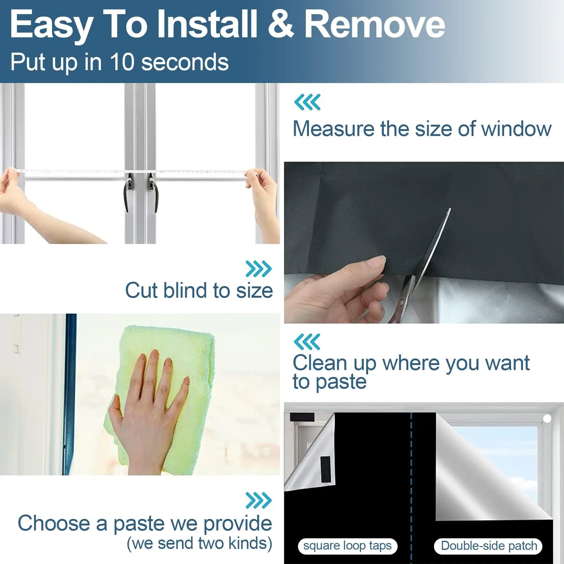 Film occultant pour fenêtre Anti-Lumonisité & Regards - Installation facile