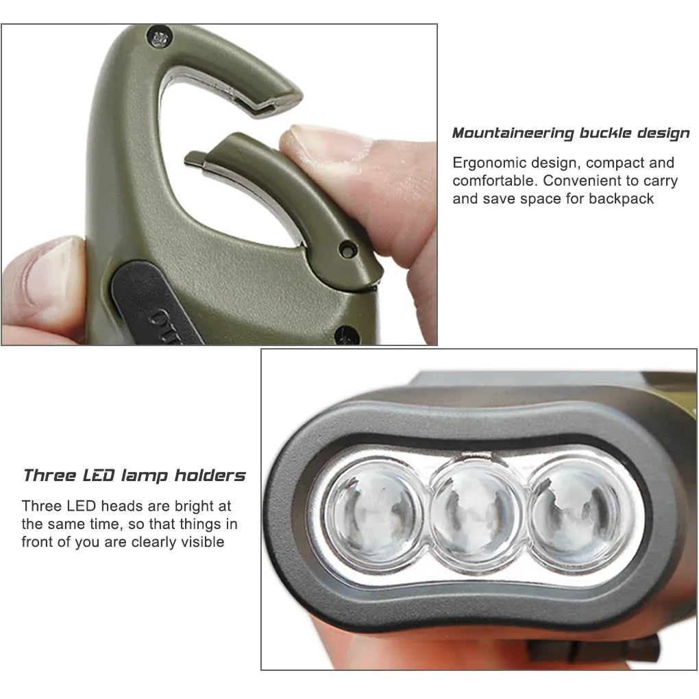 Lampe de Poche Solaire Dynamo