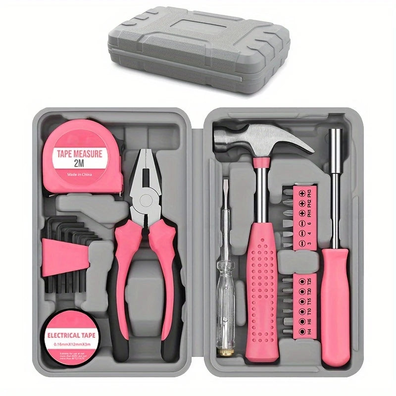 Boîte à Outils 25PCS - Idéal Bricolage & Entretien de Voiture