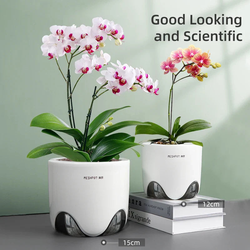 Double Pot Irrigateur pour Orchidée