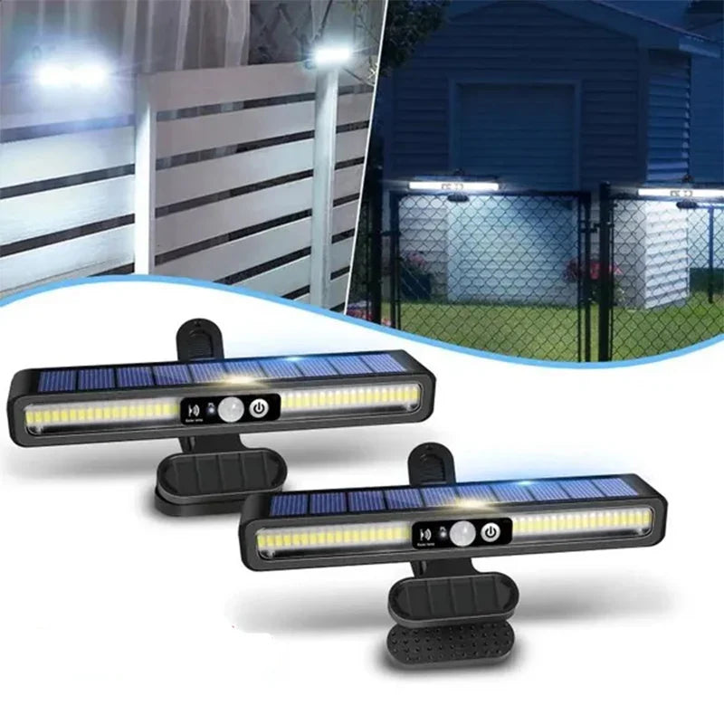 Lot de 2 Lampes Solaires Portables à Clipser