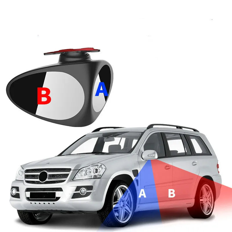 Miroir de Rétroviseur Convexe Rotatif à 360 degrés pour Stationnement